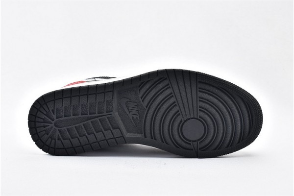 Air Jordan 1 Low Brushstroke Swoosh Black White DA4659 001 Womens And Mens Shoes
